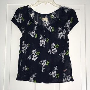 NWOT Hollister Floral Top